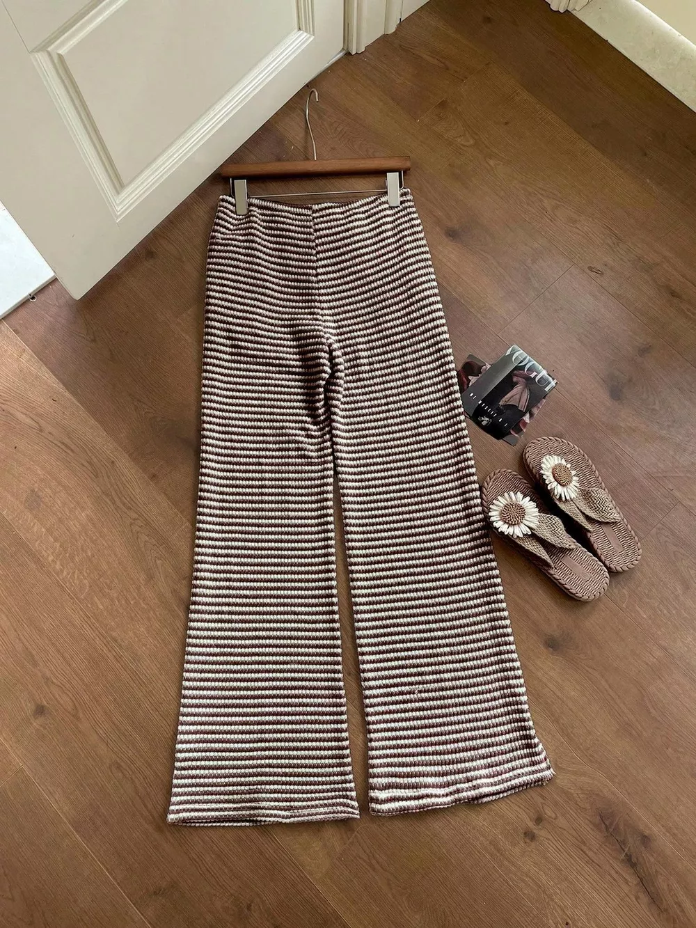Drawstring Wide Leg Pants, image 4