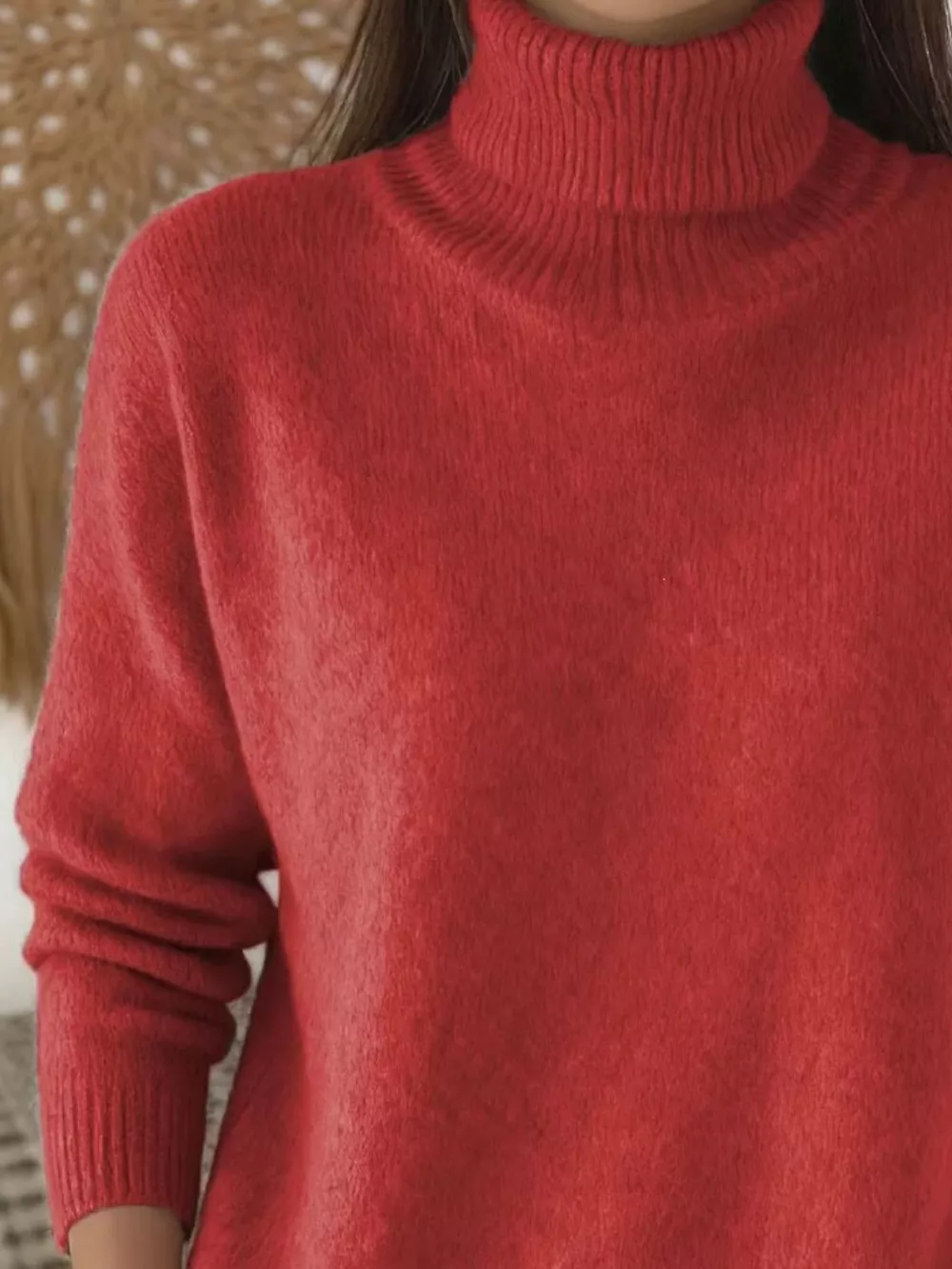 Turtleneck Long Sleeve Sweater, image 22