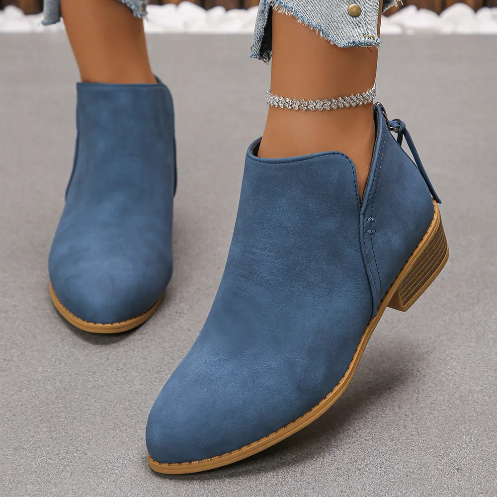 Classic Block Heel Ankle Boots, image 8