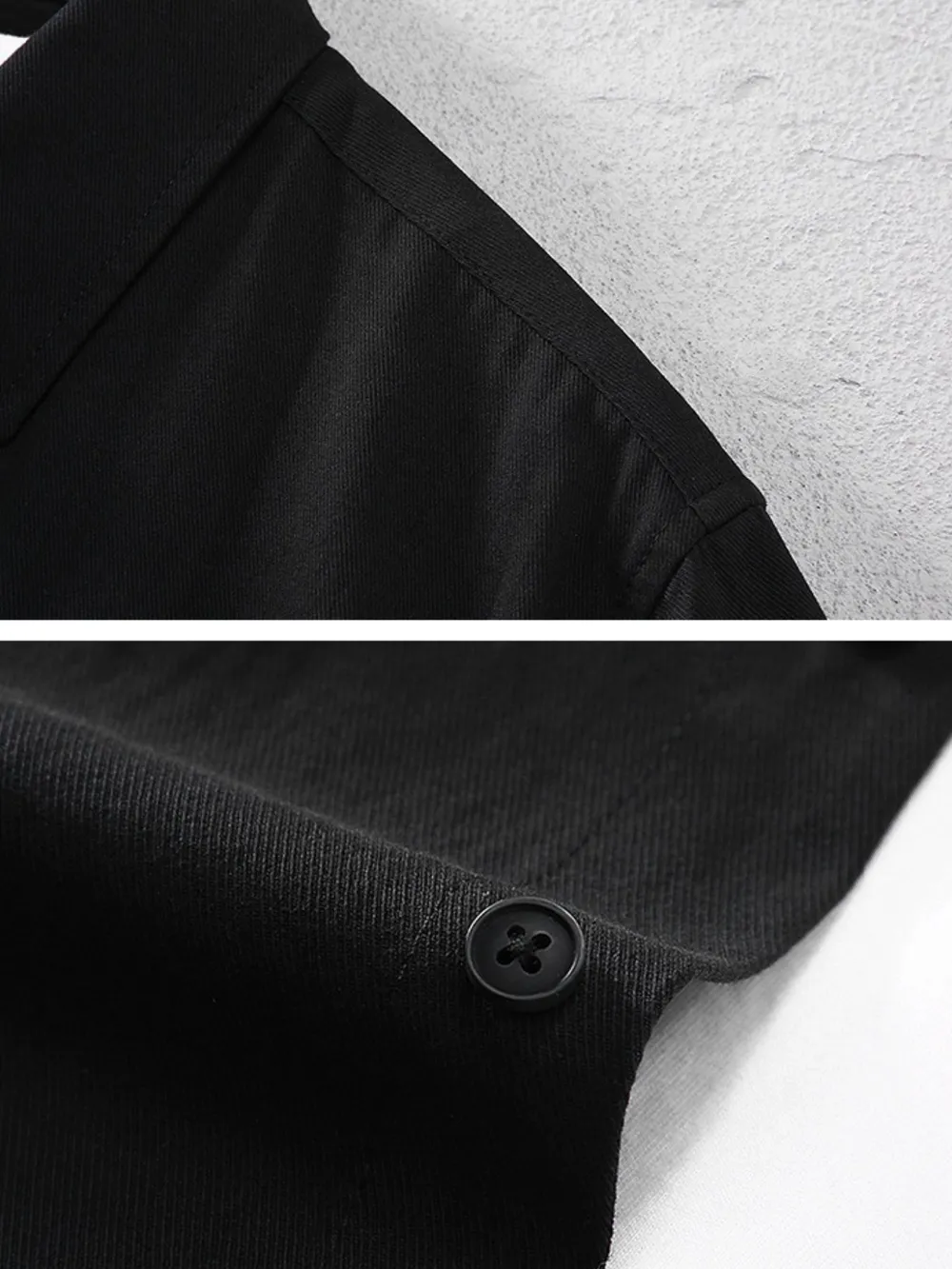Men's Plus Size Button Up Long Sleeve Shirt, image 4