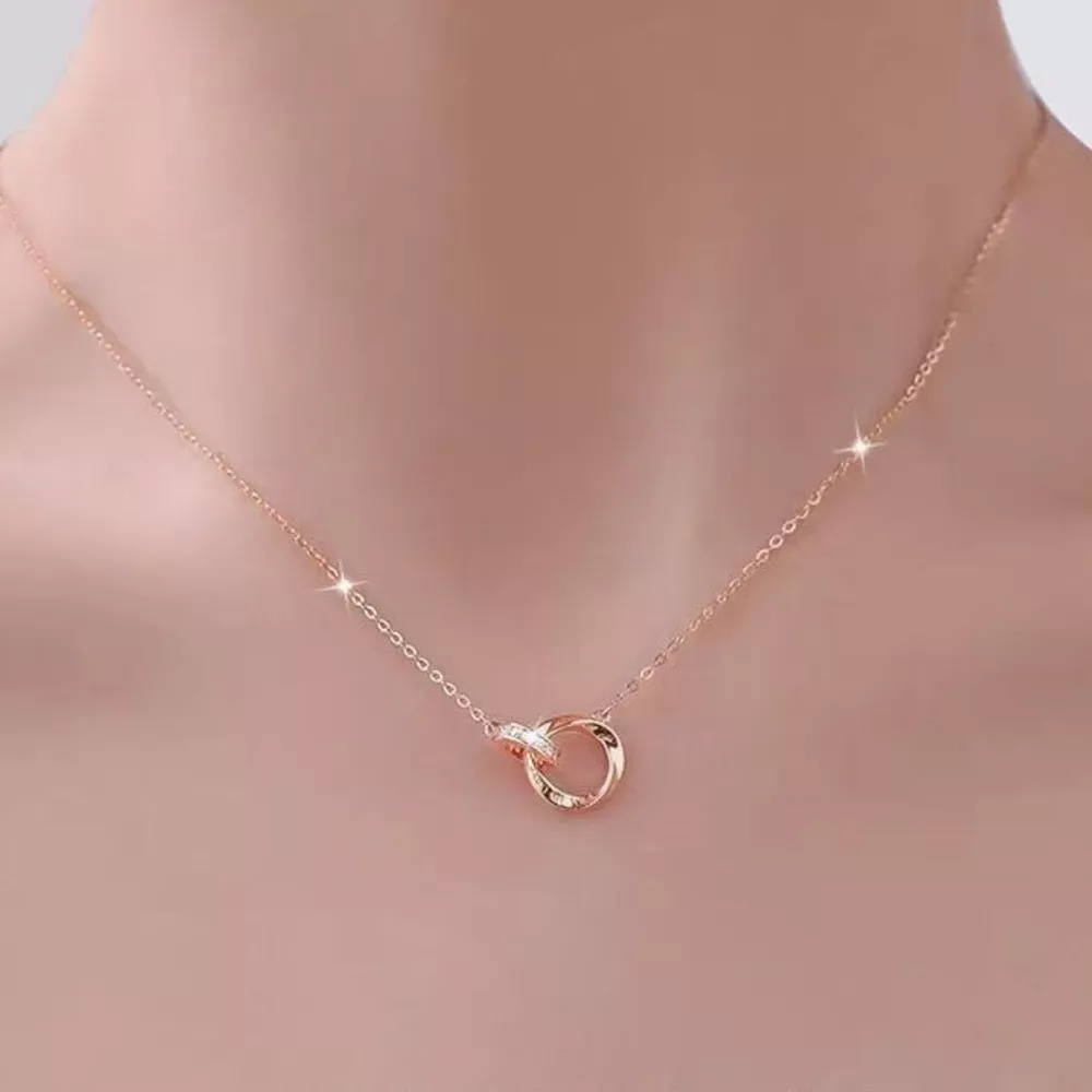 18K Rose Gold-Plated 925 Sterling Silver Necklace, image 3