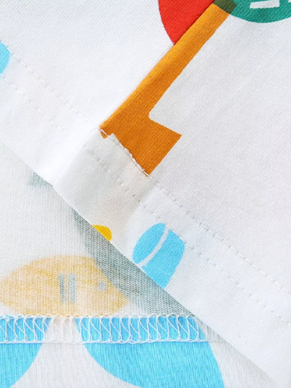 Children's Fish Print Round Neck Tee, image 4