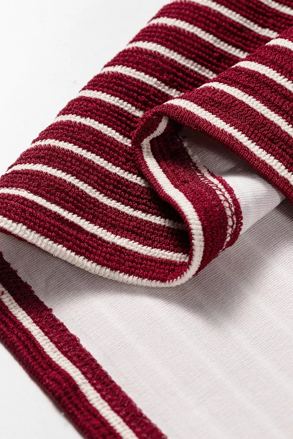 Stripe Drop Shoulder Long Sleeve Top, image 11