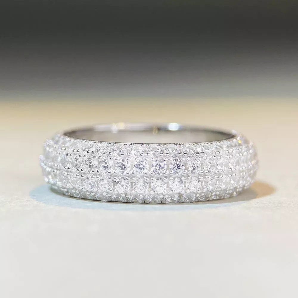 925 Sterling Silver Zircon Ring, image 4