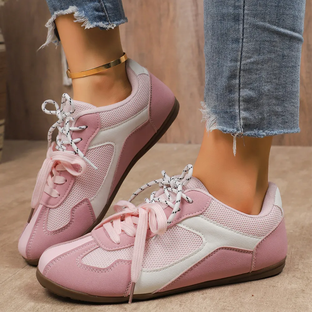Round Toe Platform Sneakers, image 3