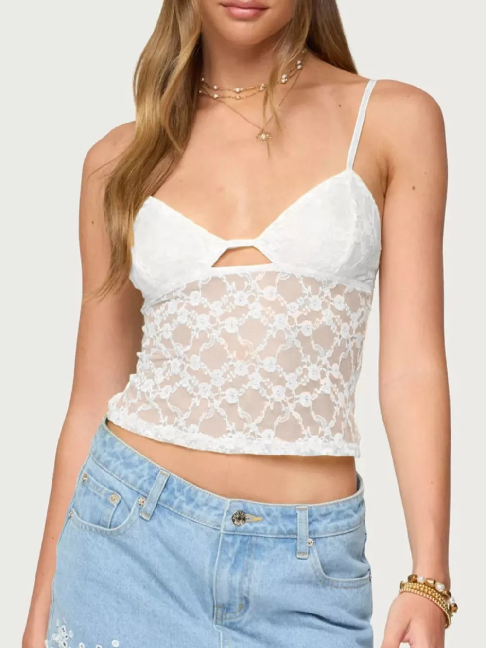 Lace Adjustable Strap Cami, image 12