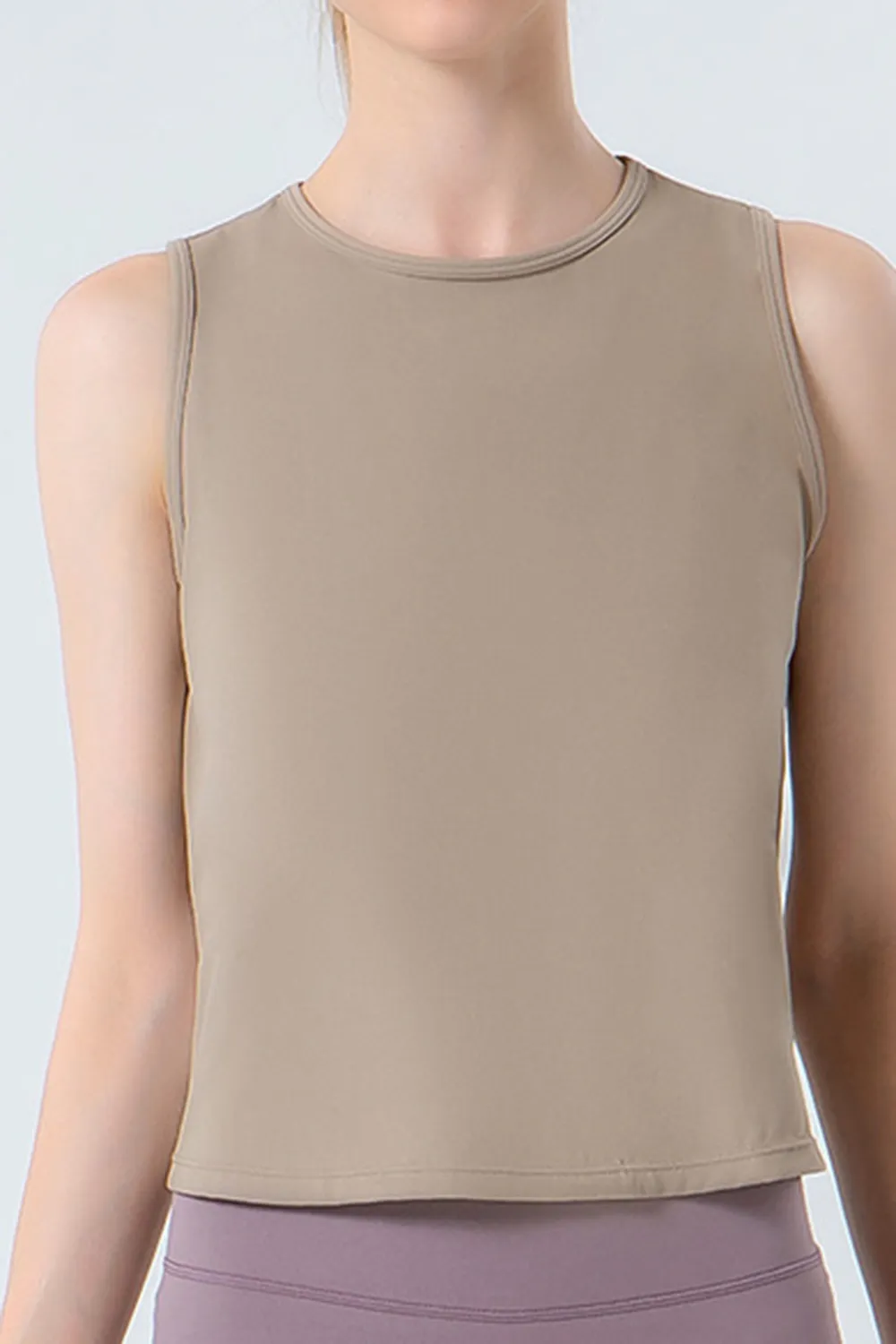 Round Neck Active Tank, image 8