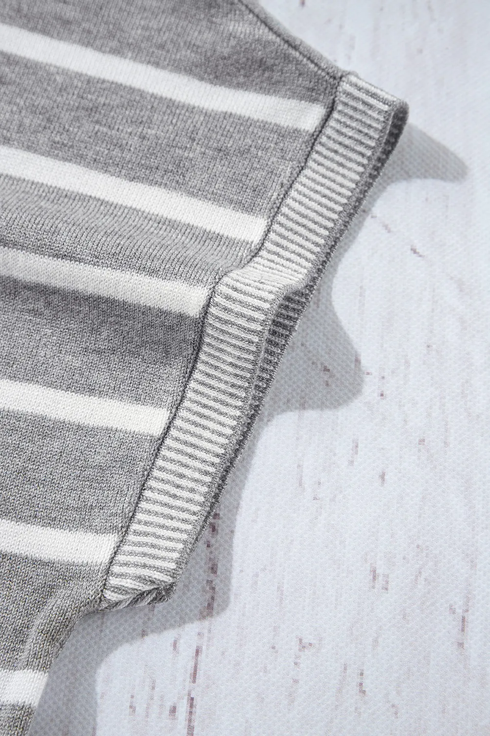 Striped Short Sleeve Knit Top, image 17