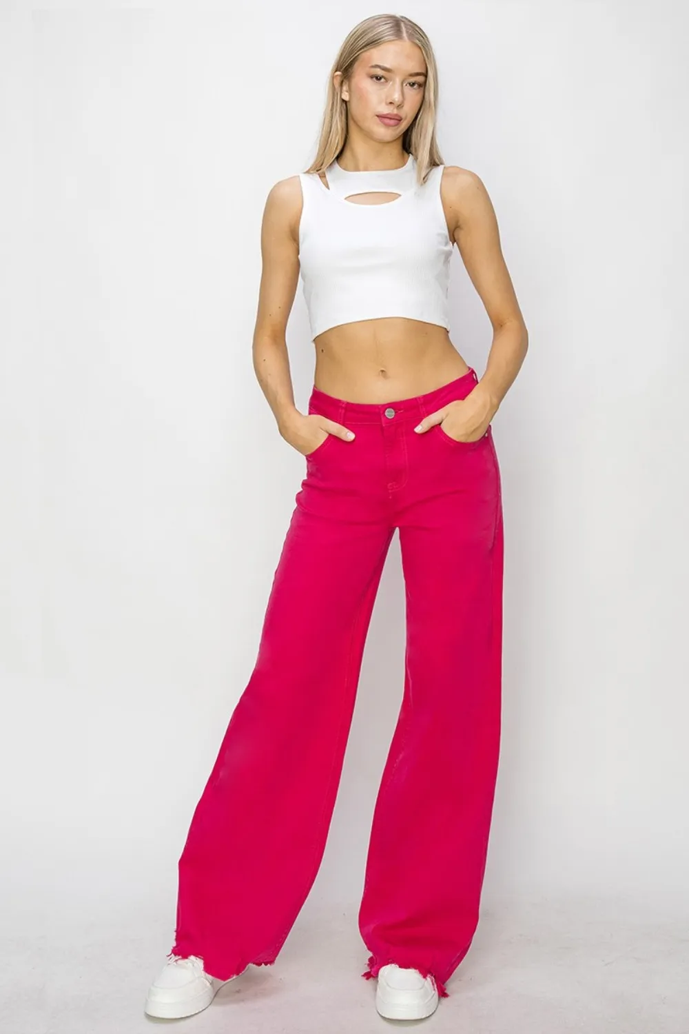 High Rise Wide Leg Jeans, image 5