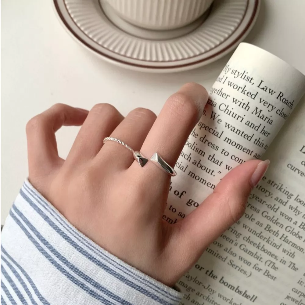 925 Sterling Silver Bypass Ring, image 4
