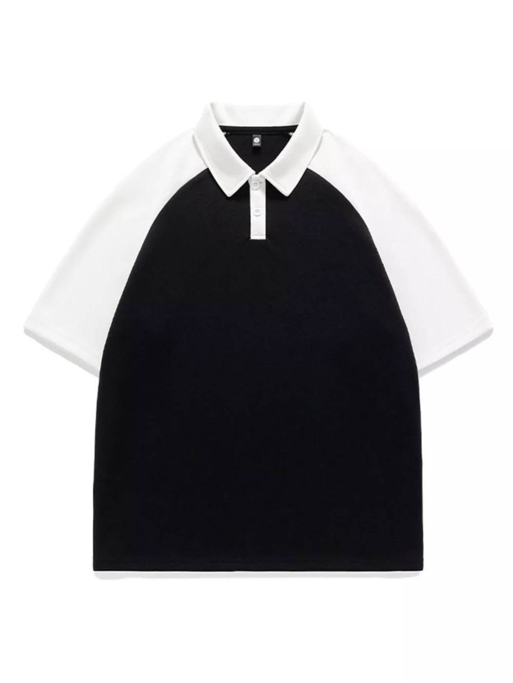 Men's Plus Size Contrast Button Detail Short Sleeve Polo, image 3