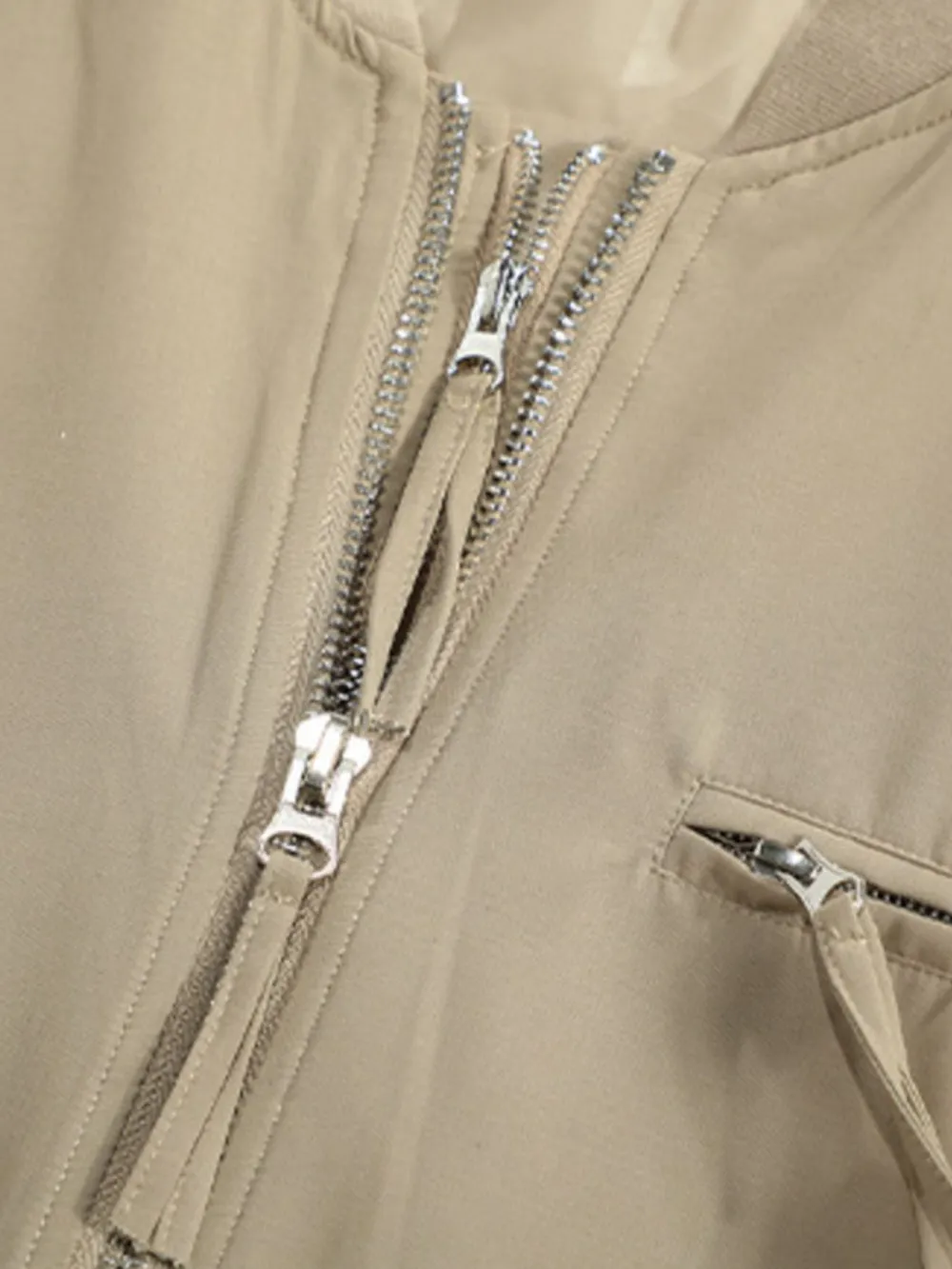 Men's Zip Up Long Sleeve Jacket, image 4