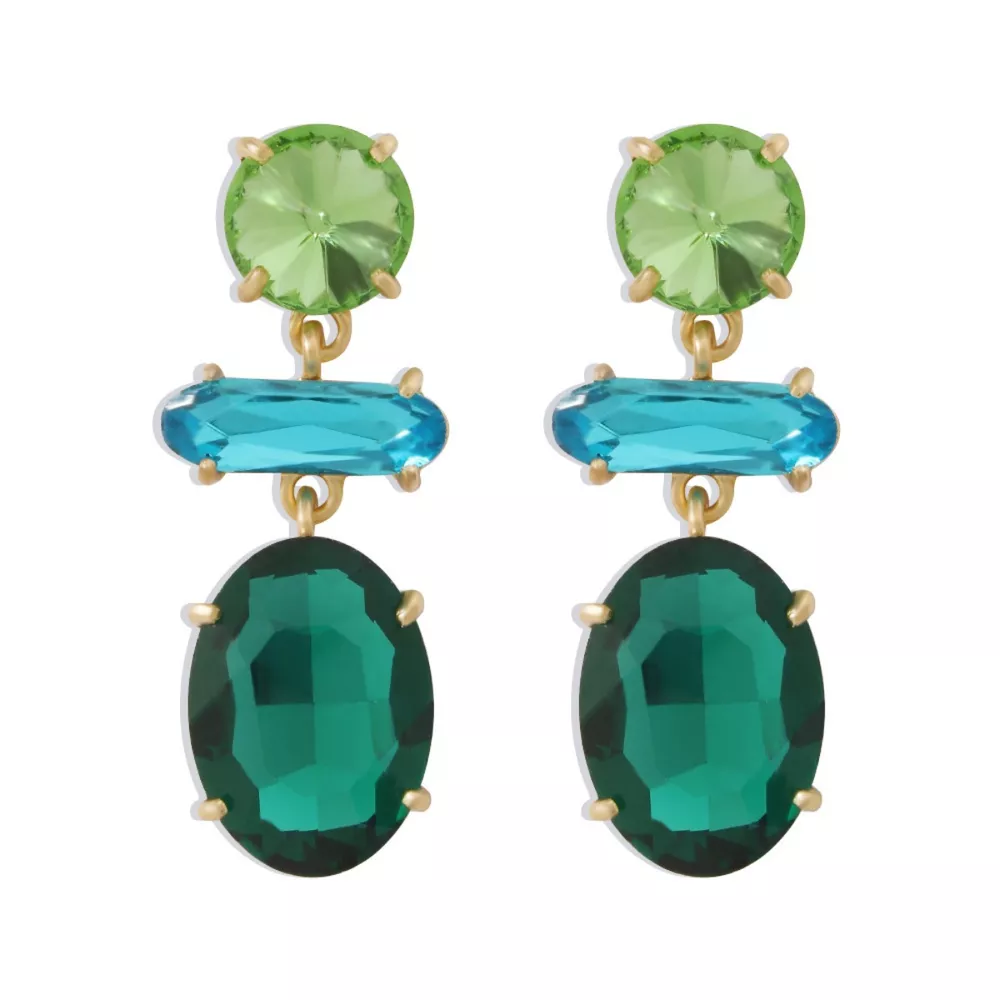 Alloy Geometric Dangle Earrings, image 5