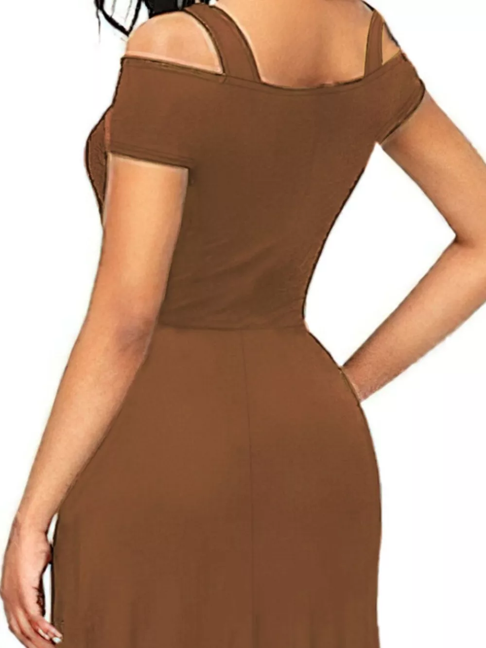 Elegant Off-Shoulder Slit Maxi Dress, image 20