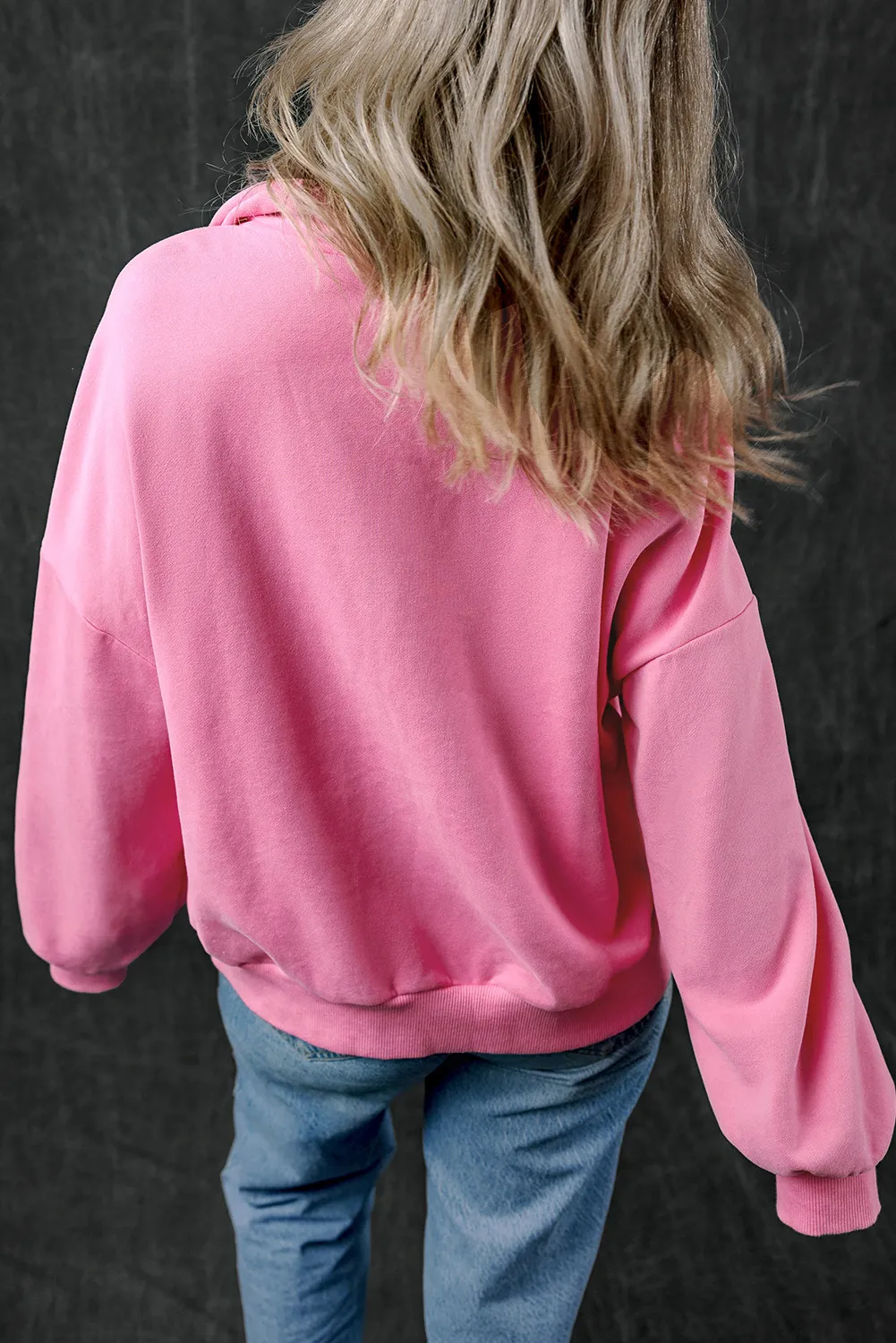 Half Zip Long Sleeve Sweatshirt, image 13