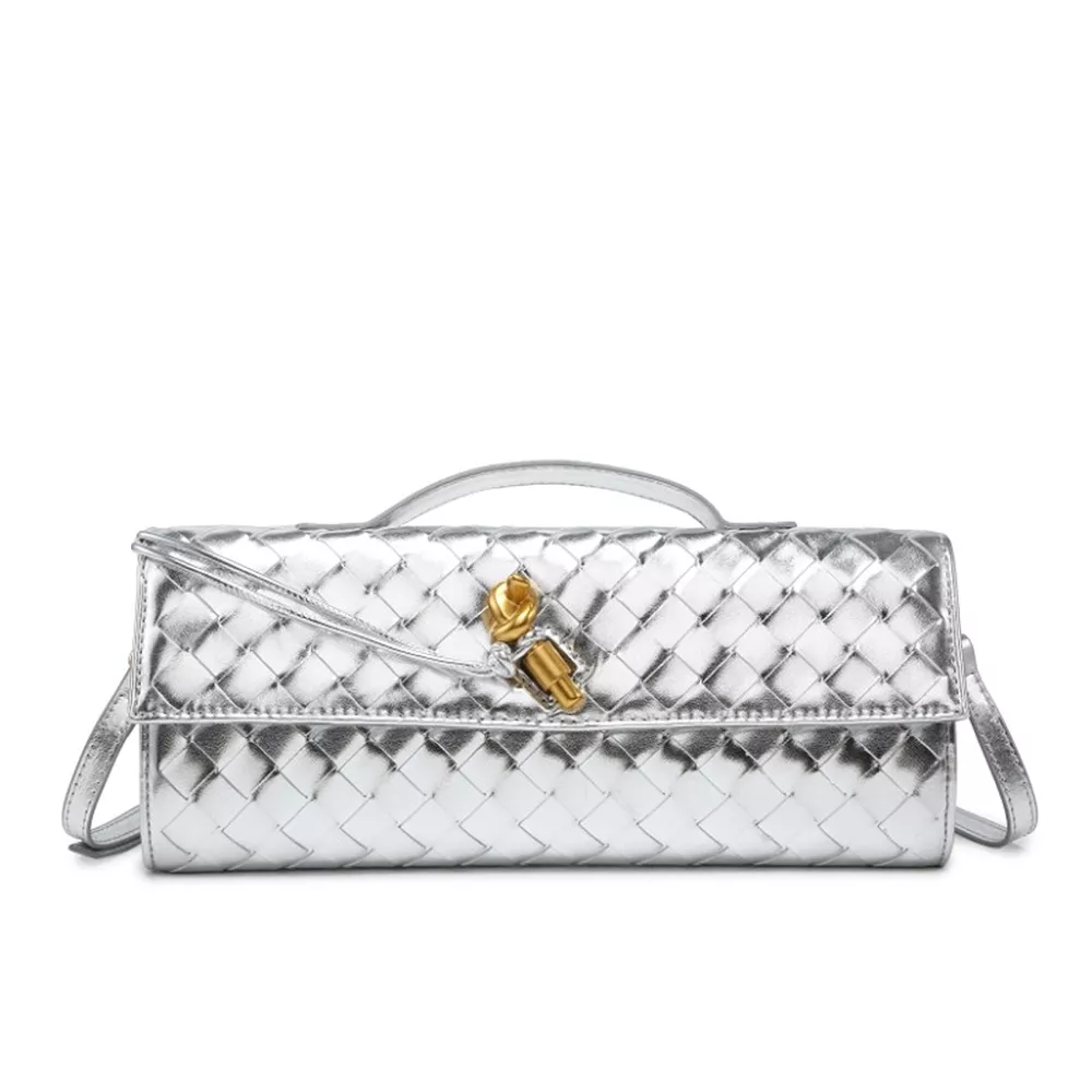 Woven Leather Wristlet, image 8