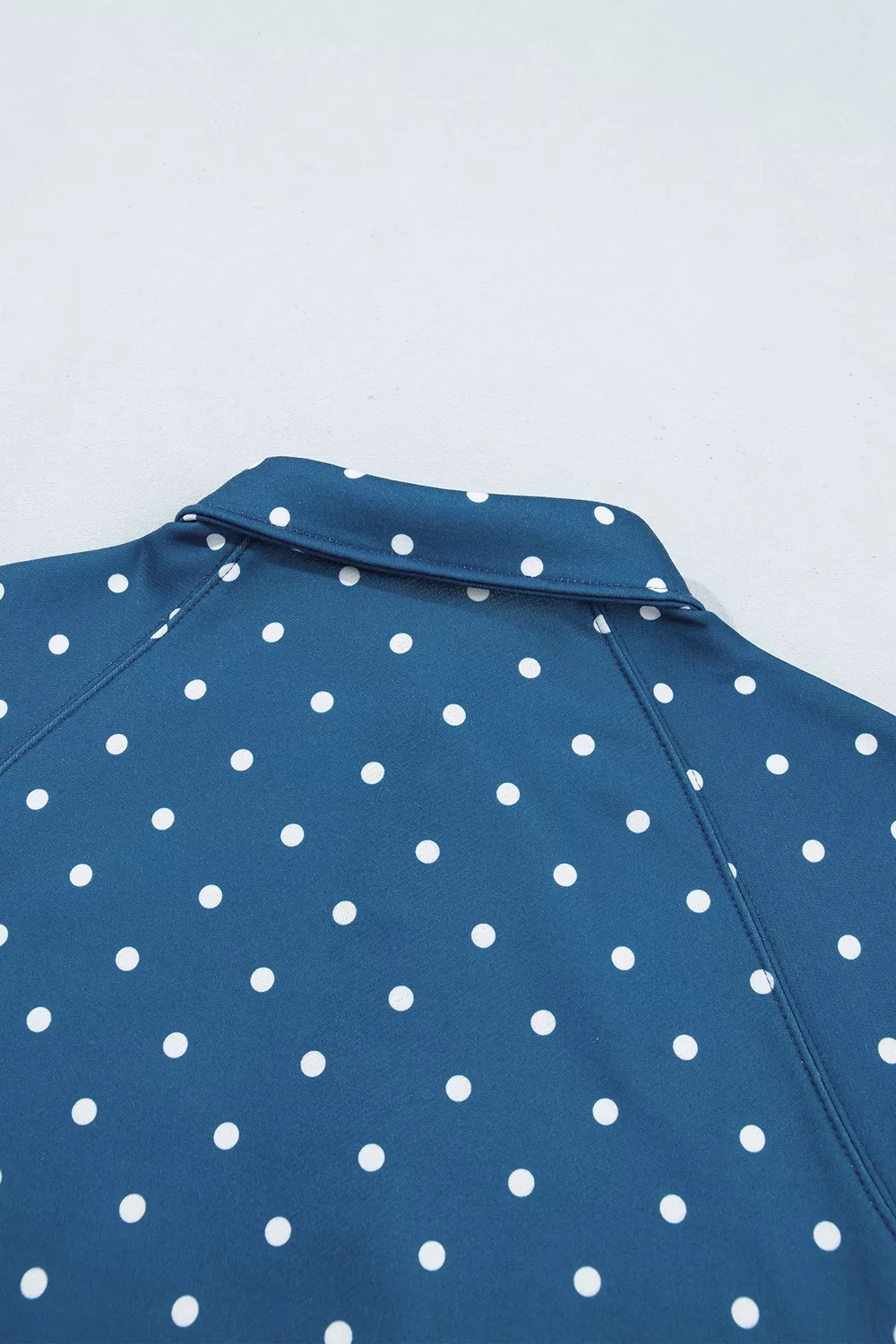 Polka Dot Snap-Button Sweatshirt, image 5