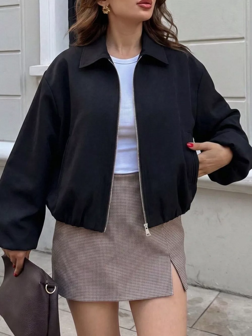 Zip Up Cropped Jacket, image 11