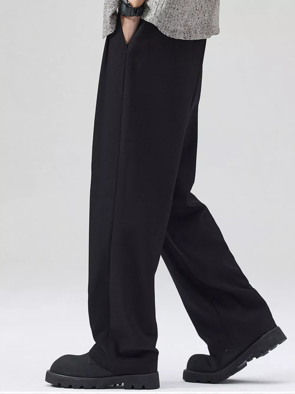 Men's Full Size Wide Leg Pants Plus Size, image 8