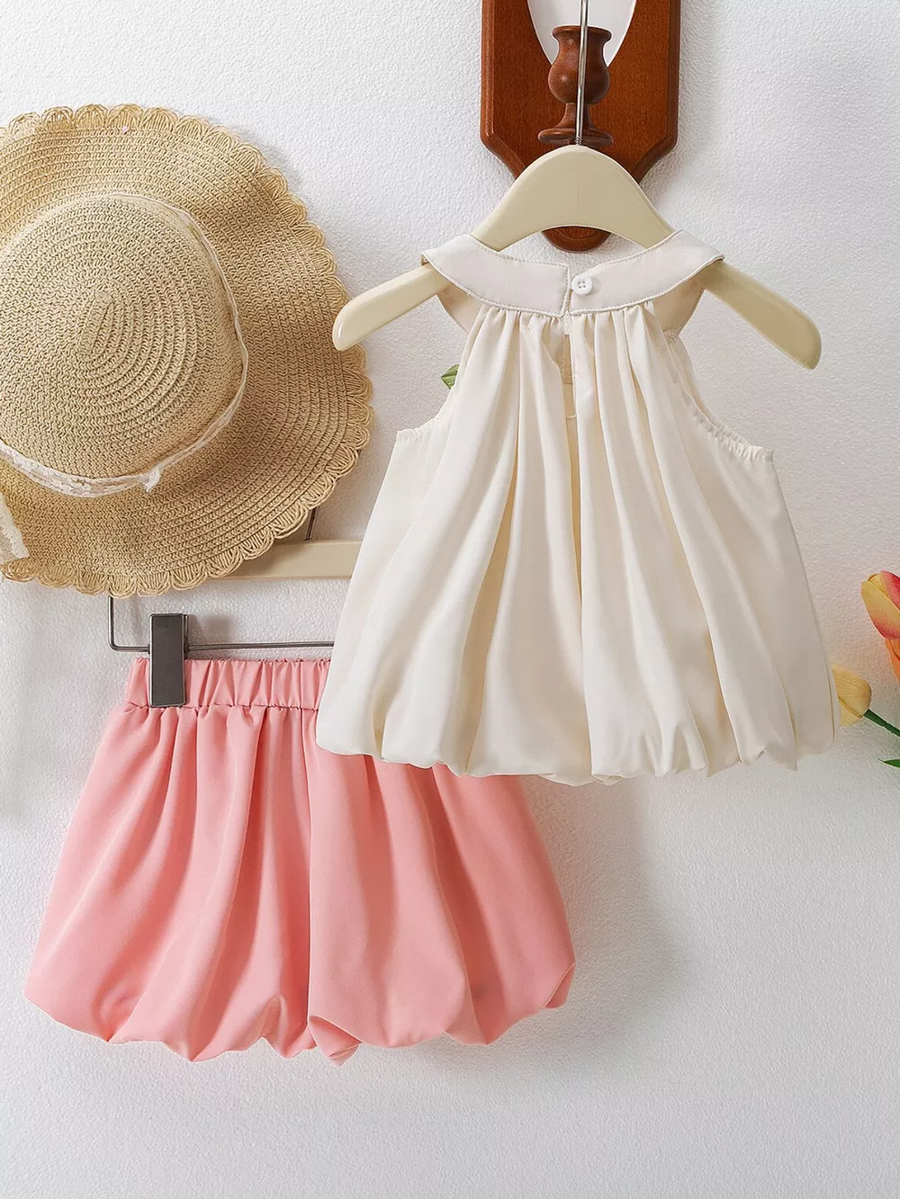 Children's Sleeveless Top and Bubble Shorts Set, image 4