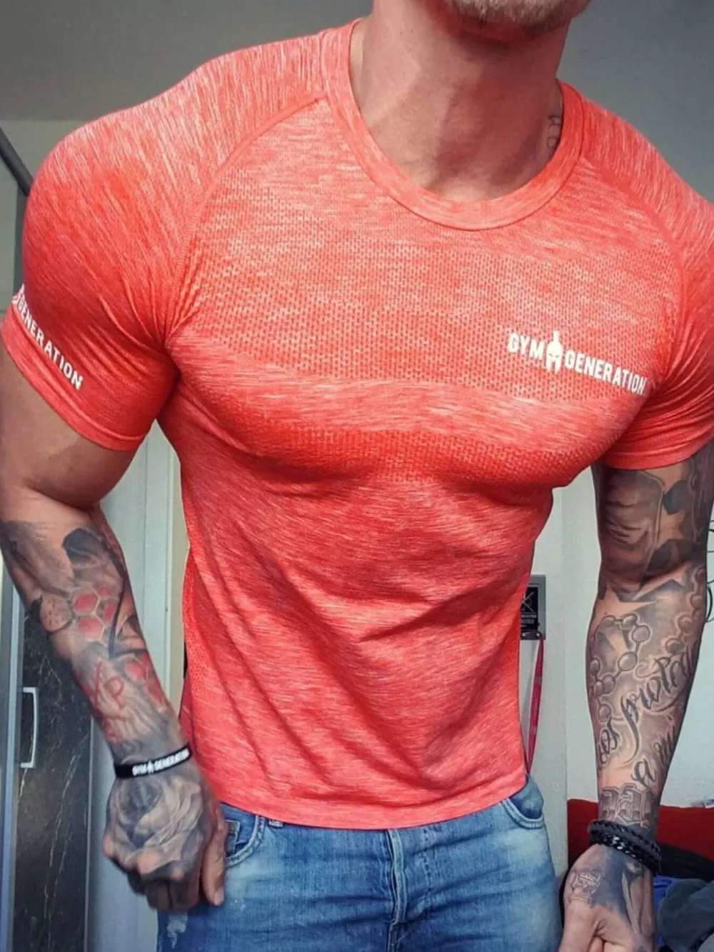 Men's Plus Size Round Neck Short Sleeve T-Shirt, image 2