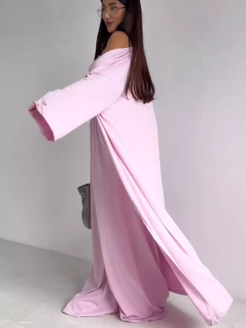 Tube Top & Cardigan & Wide Leg Pants 3-Piece Set, image 3