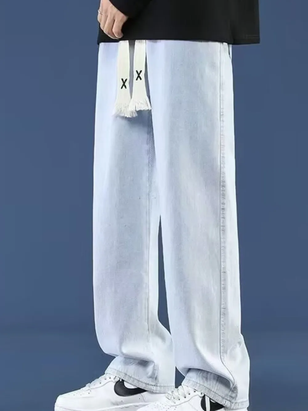 Men's Full Size Wide Leg Jeans Plus Size, image 6