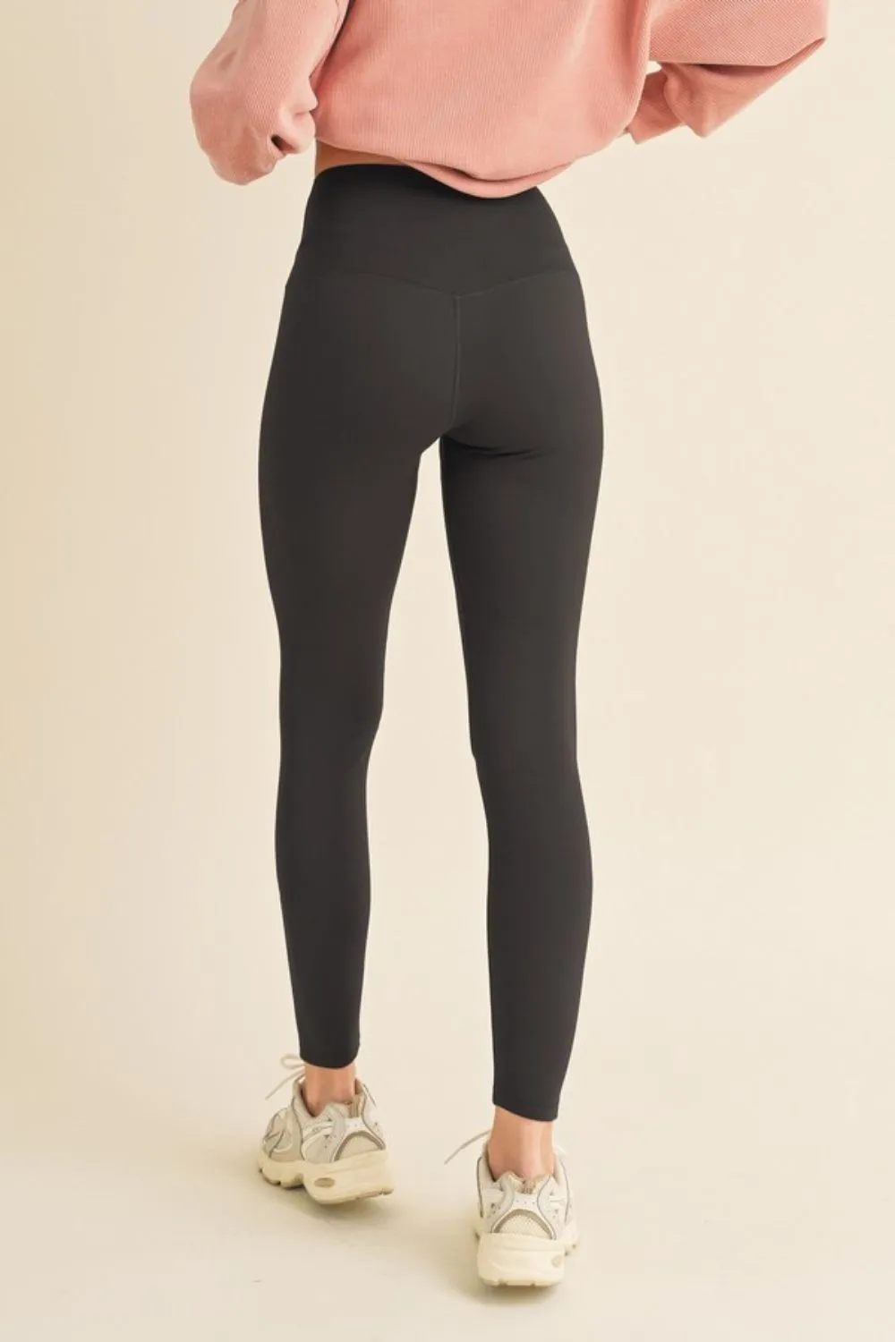 Full Size Fleece Lined High Waisted Leggings, image 2