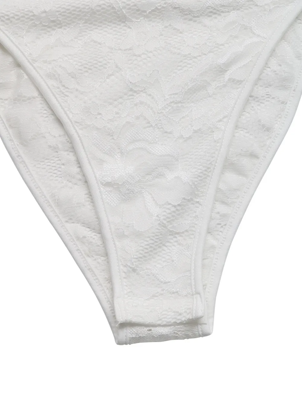 Lace Frill Strap Bodysuit, image 7