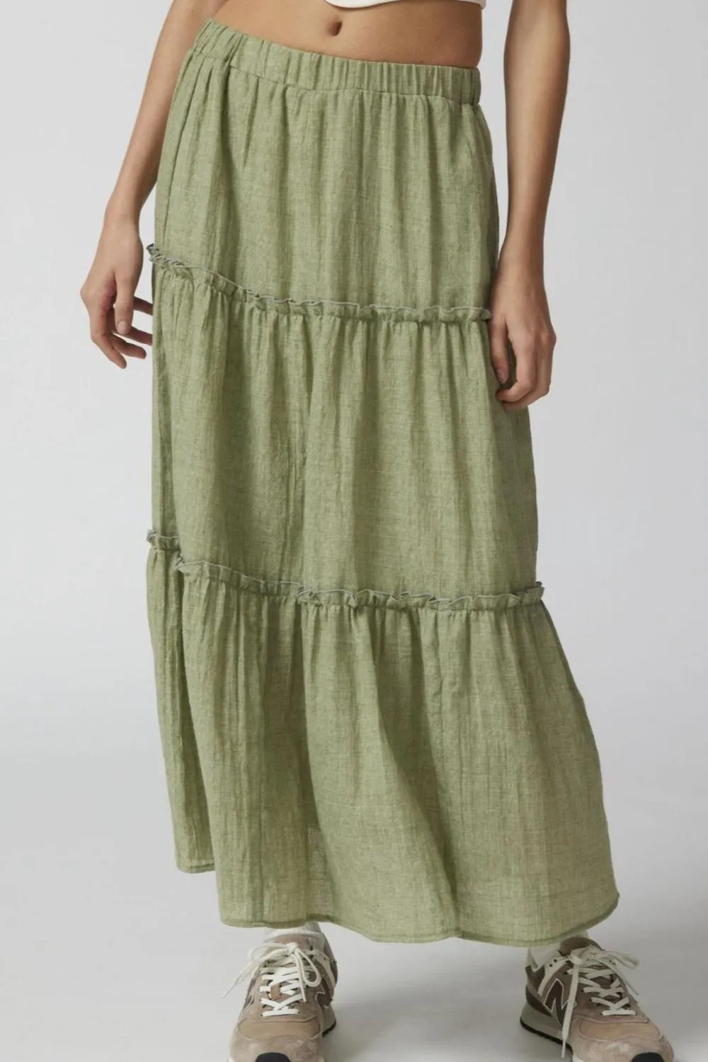 Frill Elastic Waist Skirt, image 16