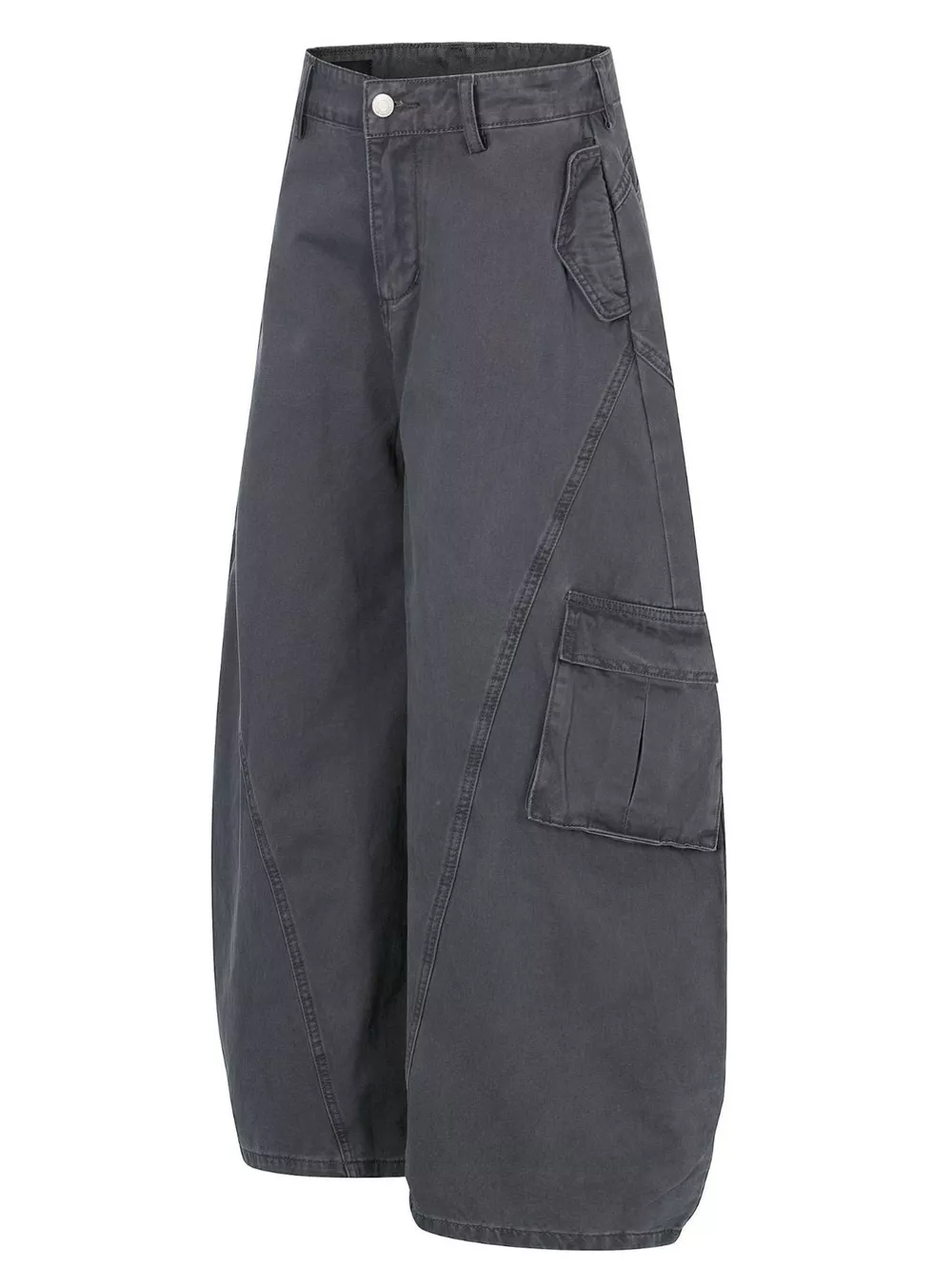 Men's Wide Leg Cargo Pants, image 7