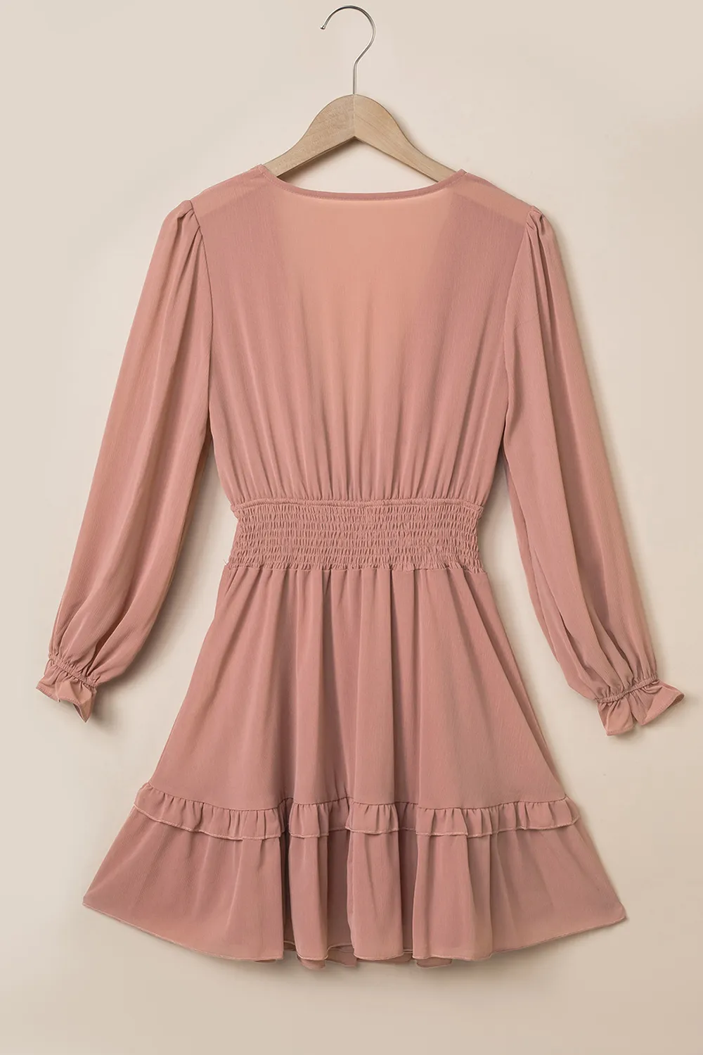 Tied Flounce Sleeve Mini Dress, image 7