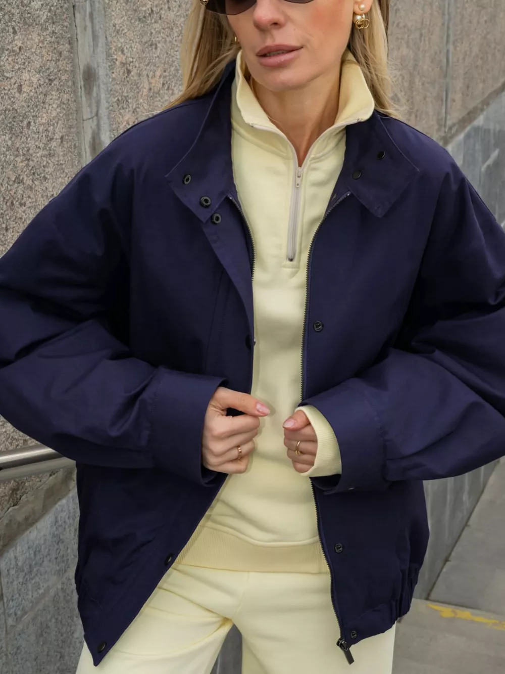Snap Down Dropped Shoulder Jacket, image 3