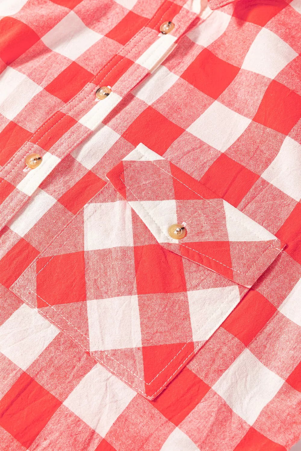 Oversized Plaid Button-Down Shirt Dress, image 6