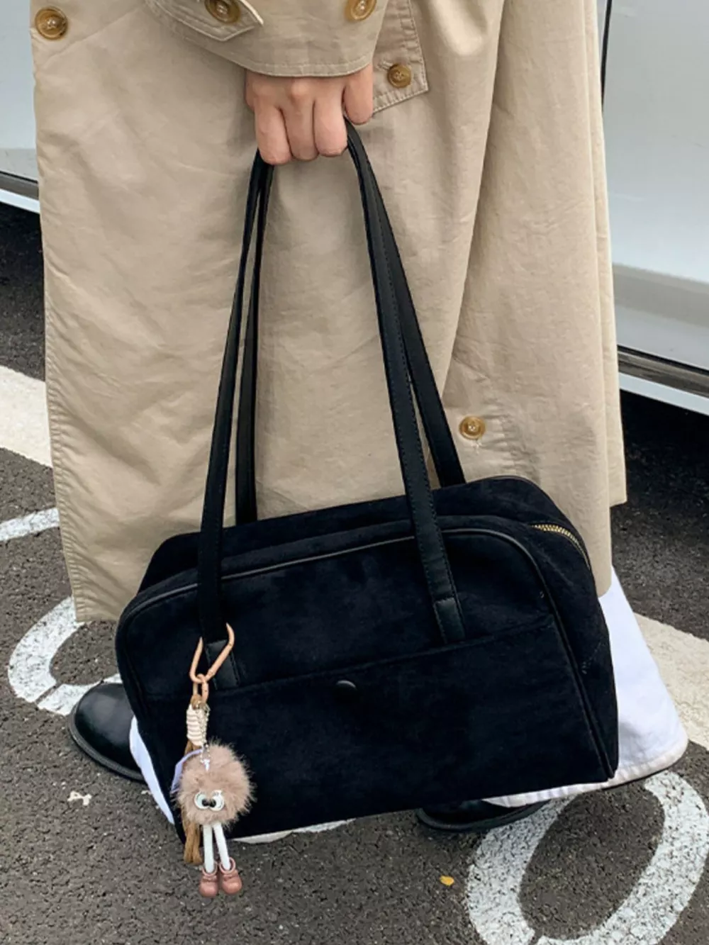 Vintage Handbag with Charm, image 11