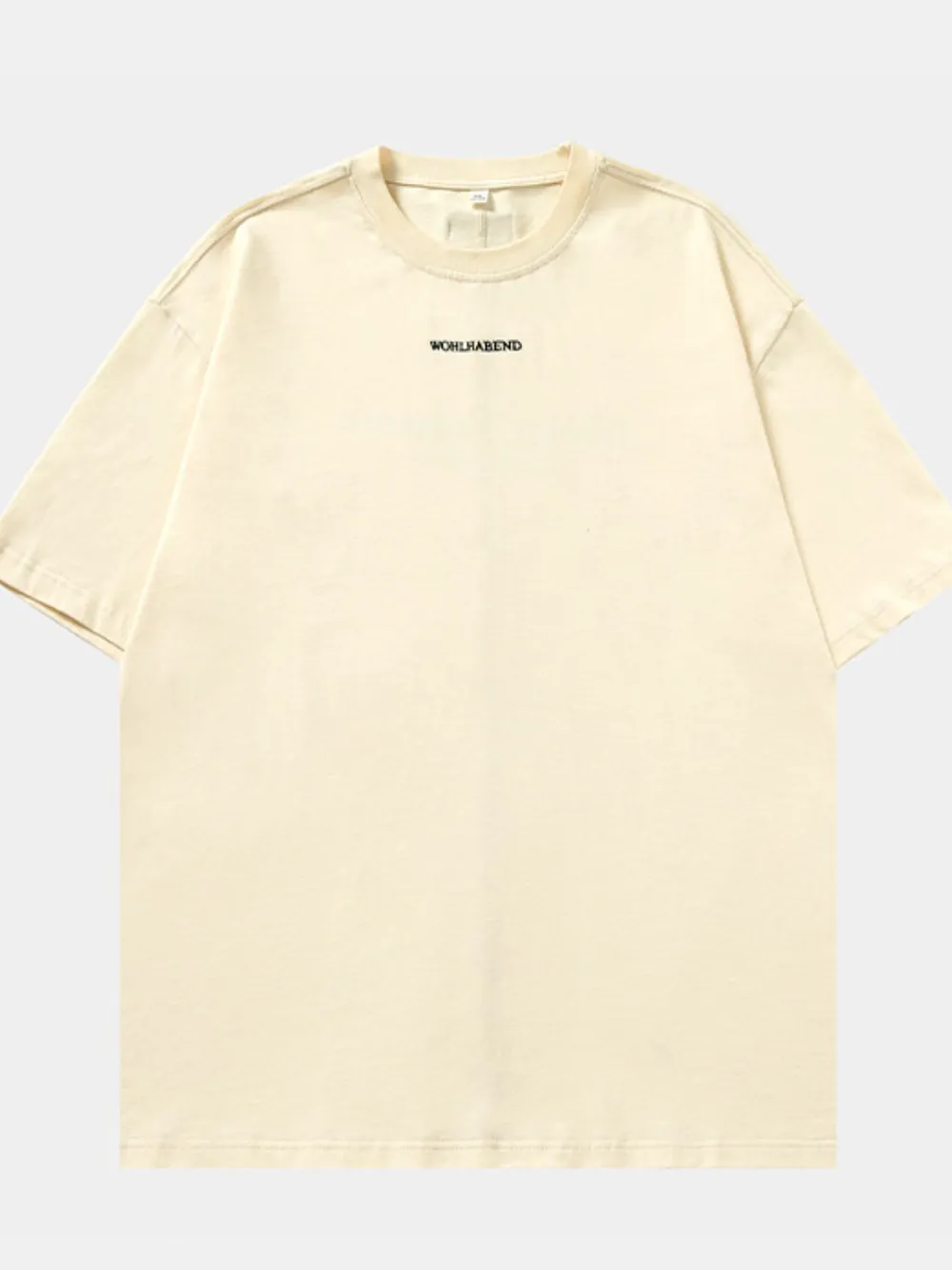 Men's Letter Back Round Neck Half Sleeve T-Shirt, image 5
