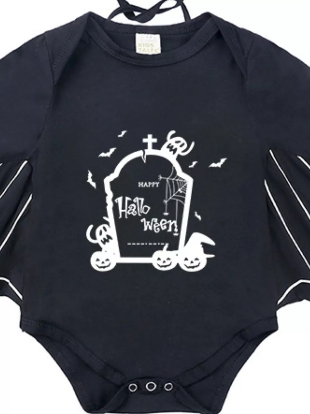 Children's Halloween Bat Bodysuit & Hat Costume Set, image 23