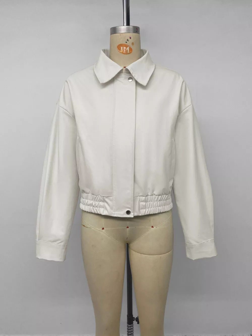 Cropped Faux Leather Jacket, image 6