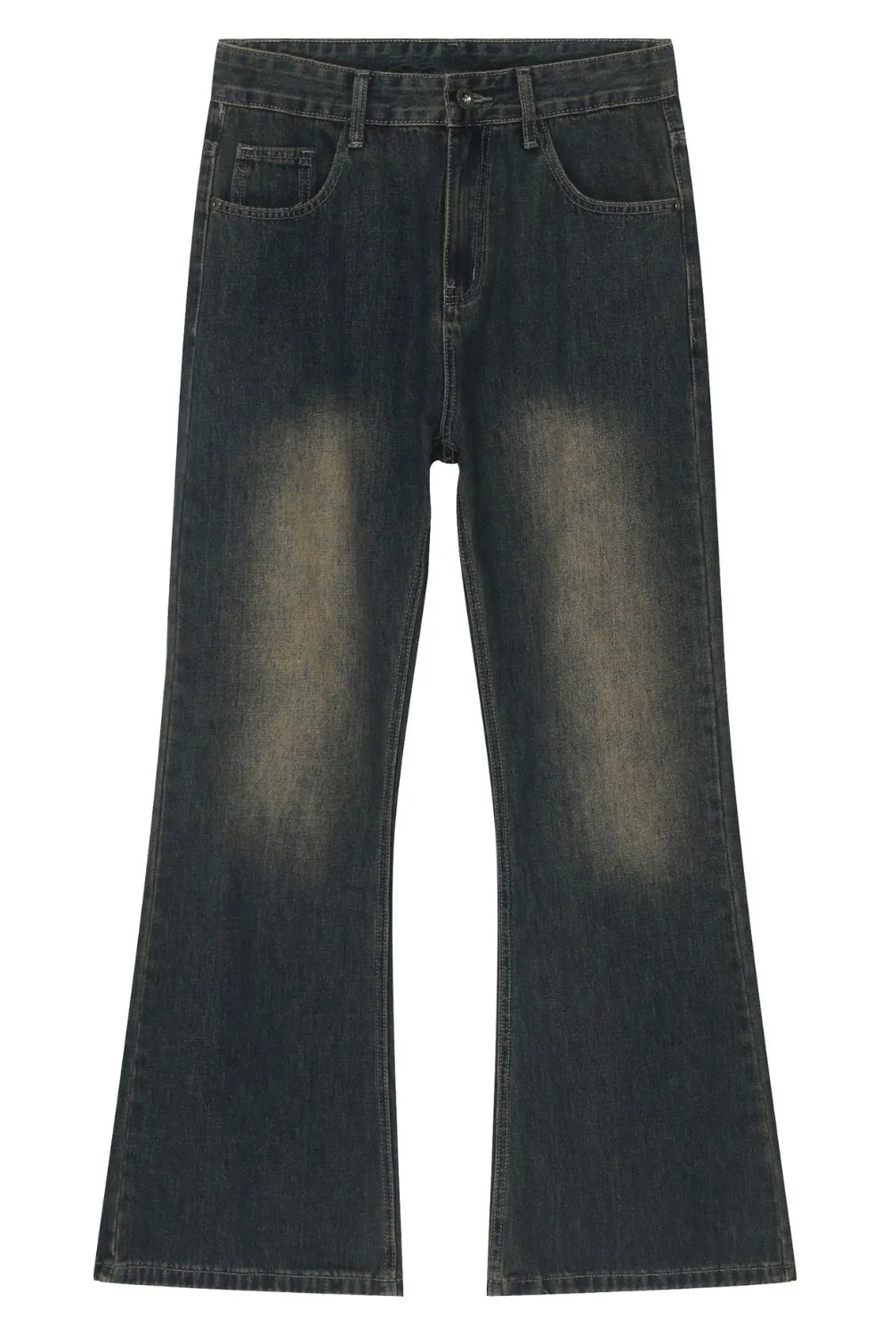 Men's Bootcut Baggy Jeans, image 6