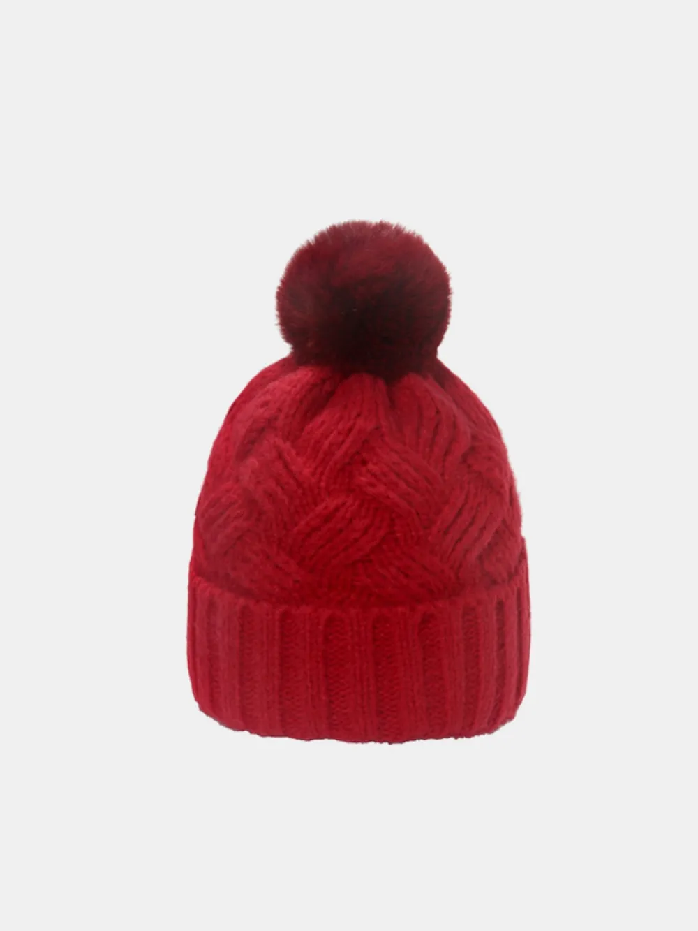 Roll Rim Cable-Knit Hat, image 7