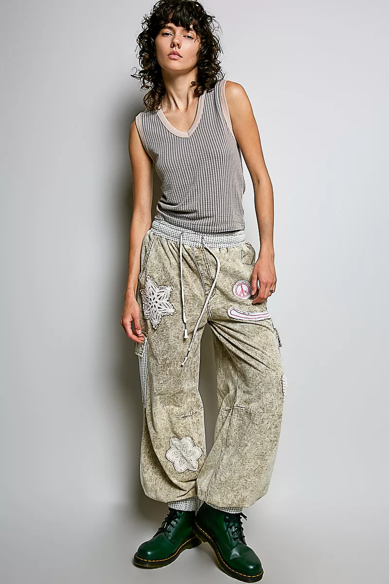 V-Neck Contrast Ribbed Sleeveless Tank, image 6