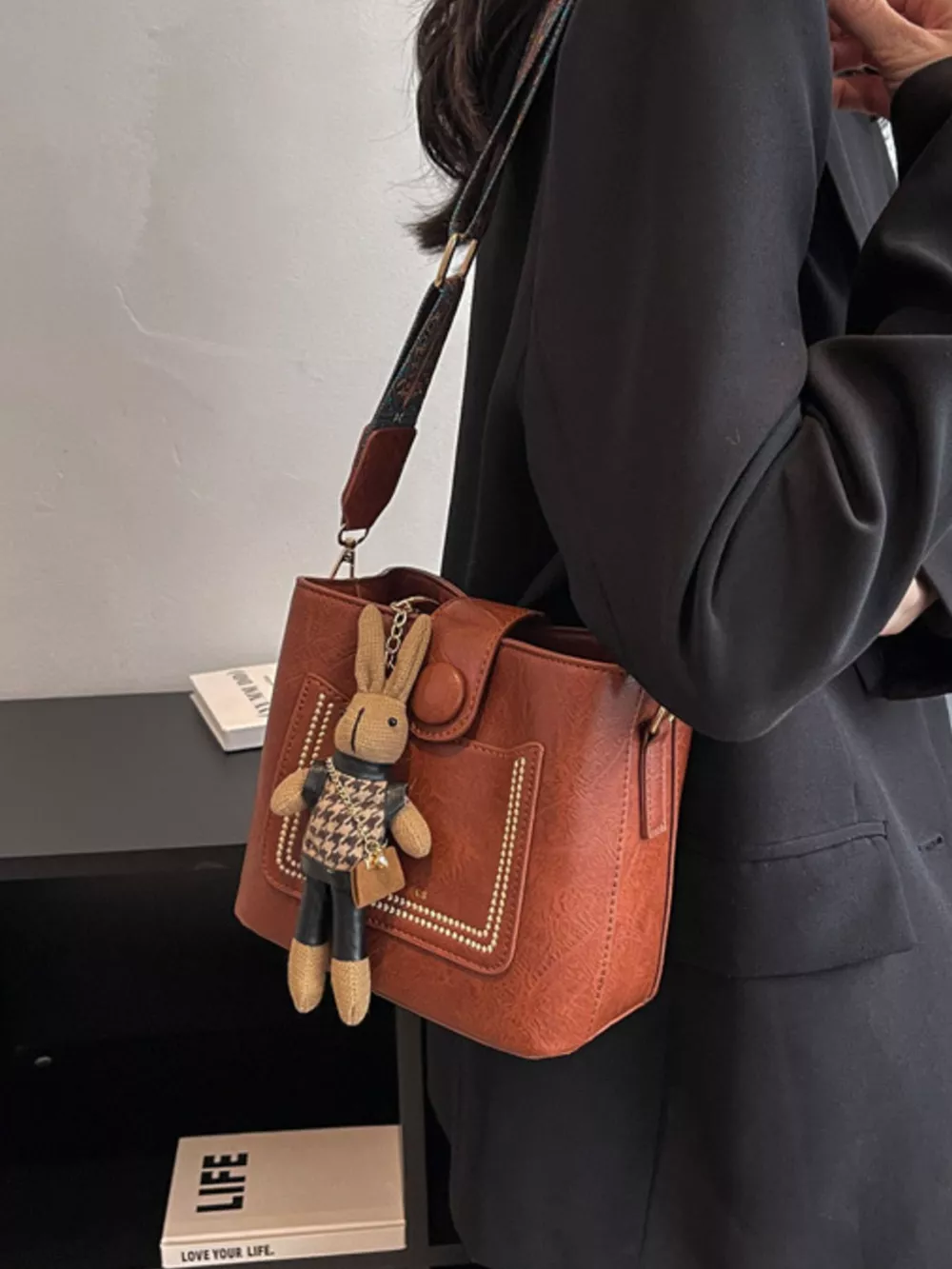 PU Leather Crossbody Bag, image 2