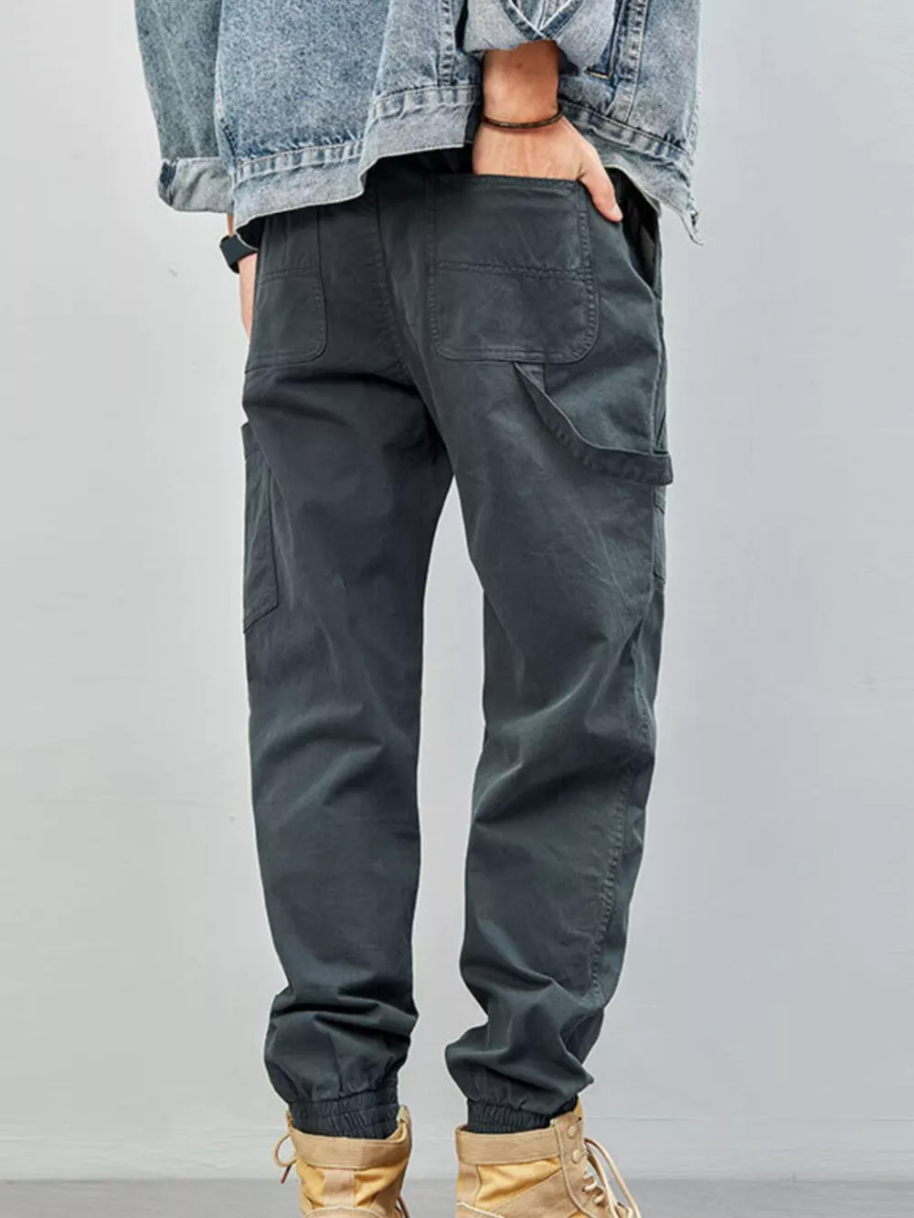 Men's Casual Slim Fit Pants, image 9