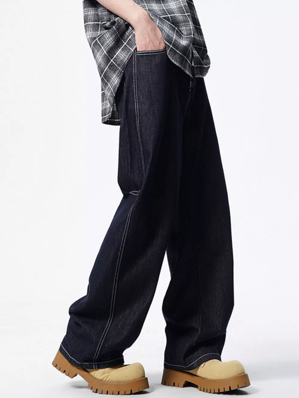 Men's Wide Leg Jeans, image 7
