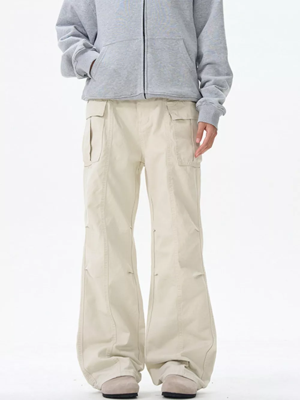 Men's Wide Leg Cargo Pants