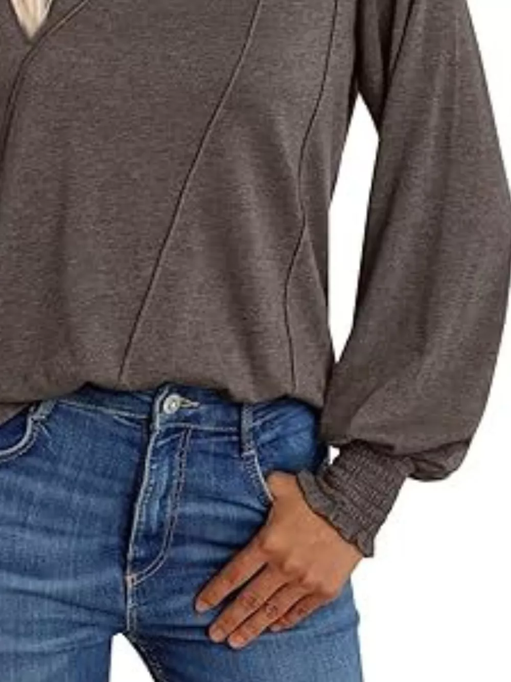 Round Neck Long Sleeve Top, image 27