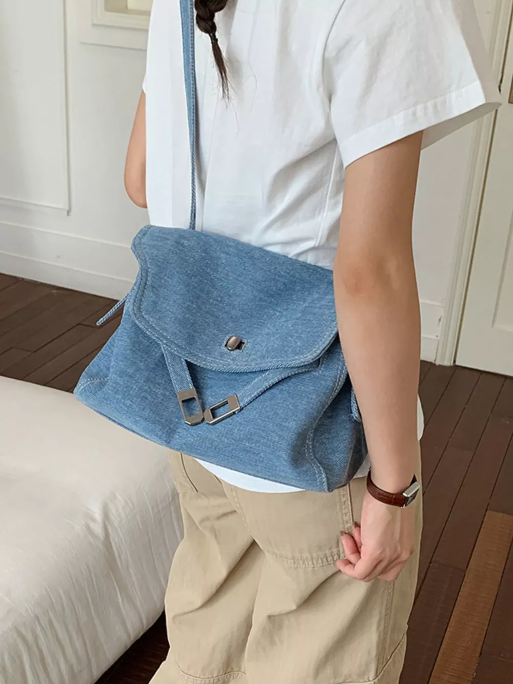 Causal Flap Crossbody Bag, image 5