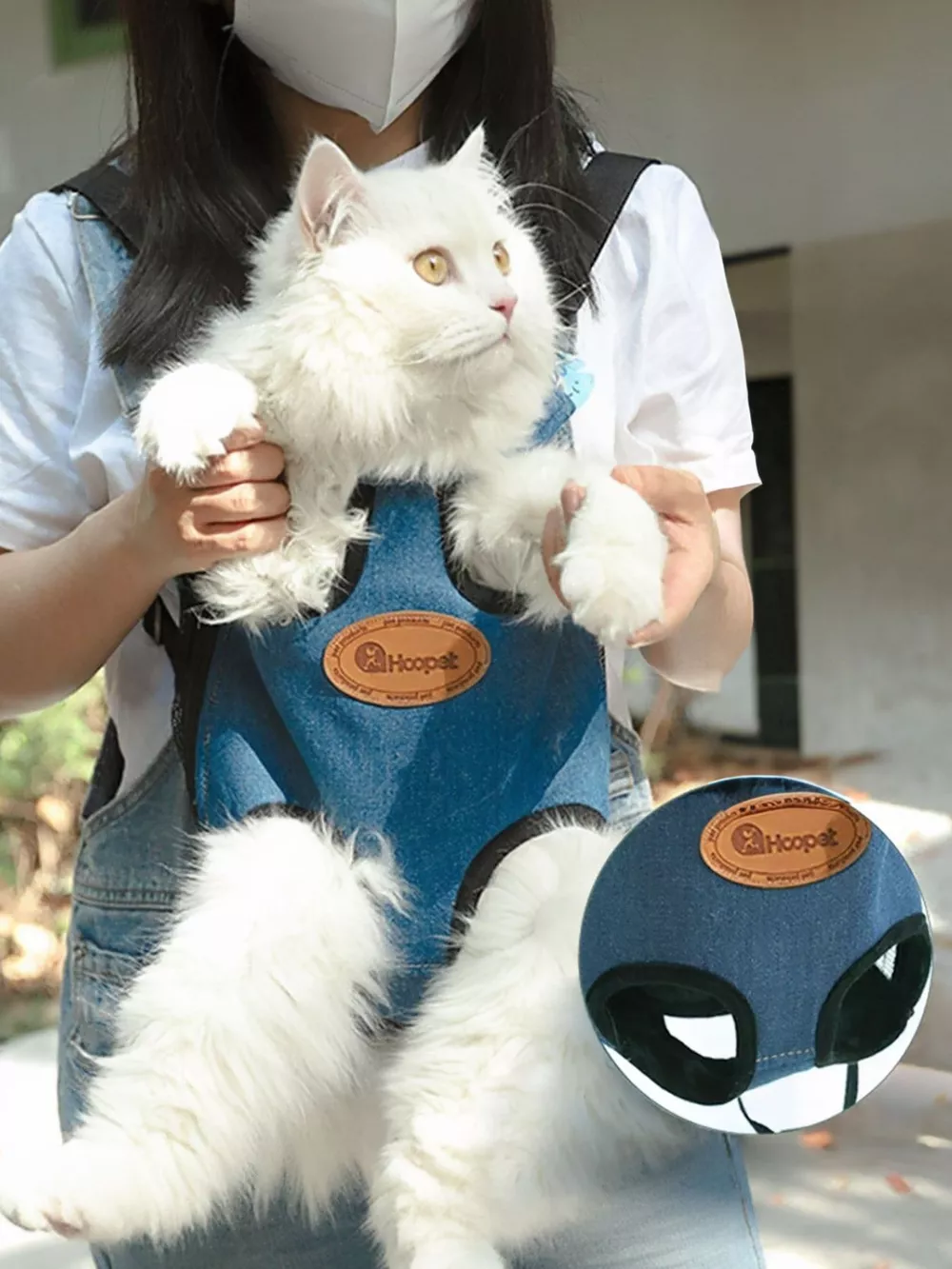 Adjustable Straps Pet Carrier Backpack, image 3