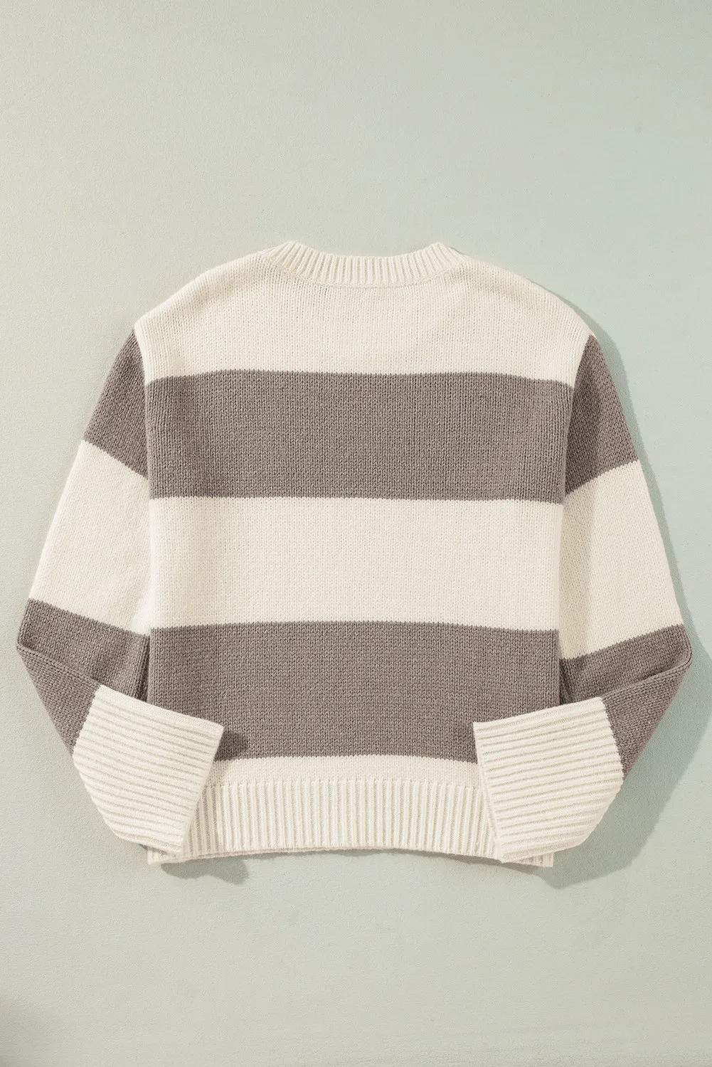 Color Block Round Neck Sweater, image 6