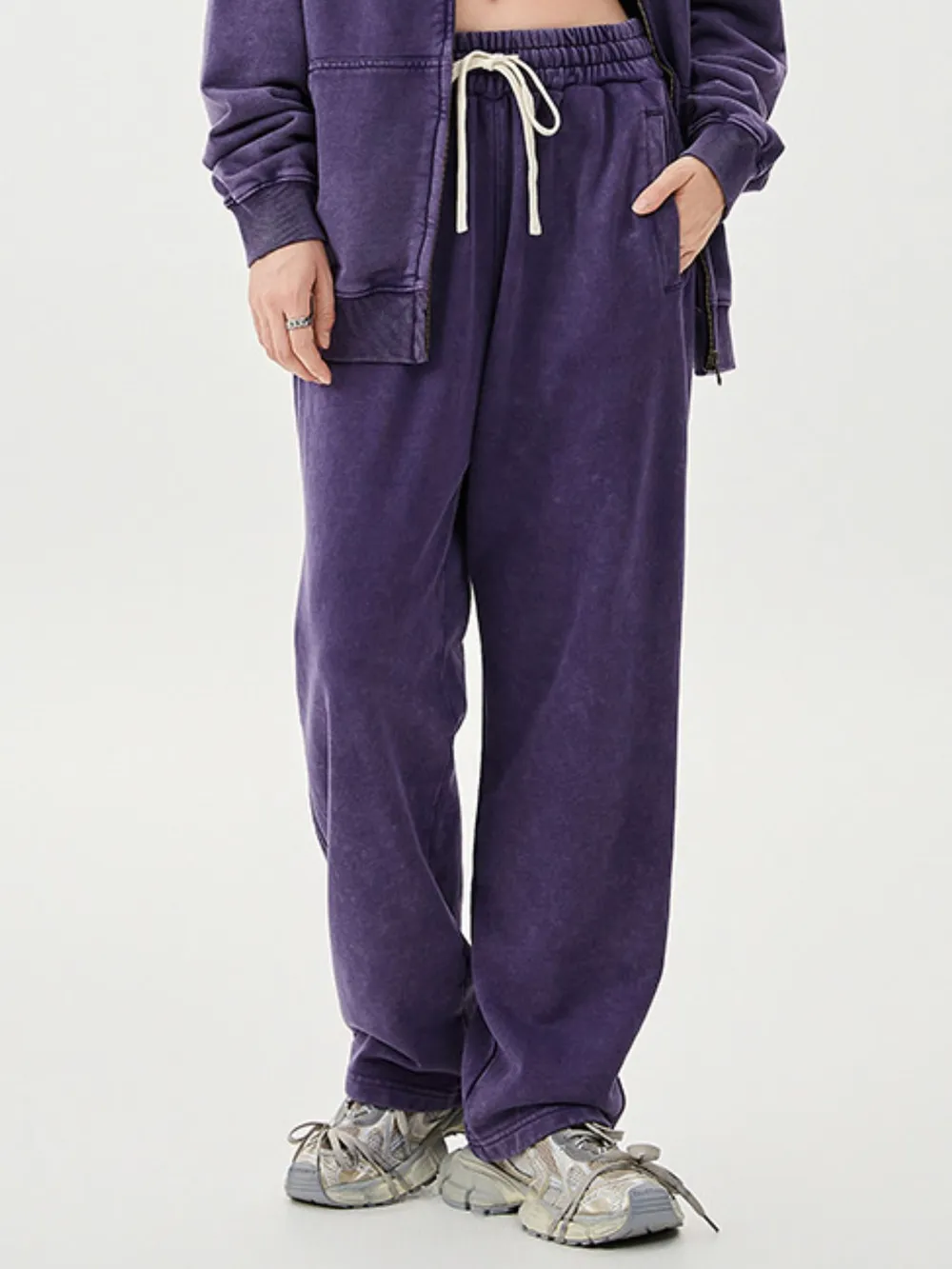 Men's Washed Relaxed Fit Sweatpants, image 11